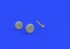 Eduard 672142 Spitfire Mk. XVI wheels - 3 spoke 1/72 EDUARD